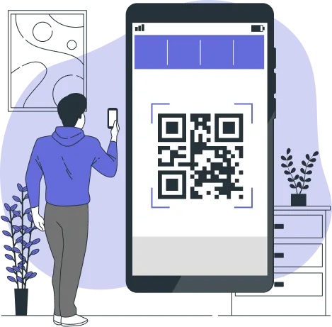 QR Code Generator Illustration